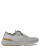Brunello Cucinelli Grey Textile Fibre Sneakers