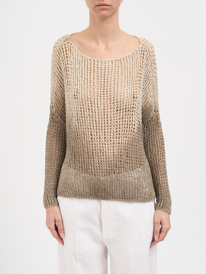 Totally.h Oversized Mesh Sweater