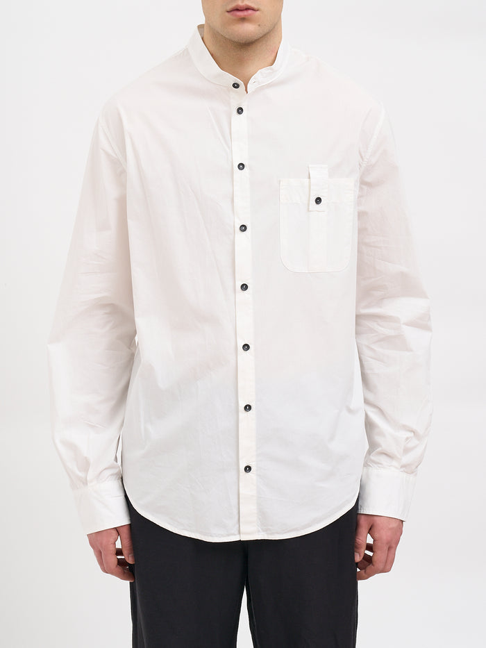 Andrea Ya'aqov Cotton Mockneck Shirt