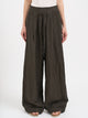Andrea Ya'aqov Wide Leg Pants In Viscose And Linen