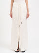Andrea Ya'aqov Long Skirt In Viscose And Linen