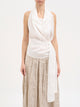 Nostrasantissima Cotton And Silk Voile Top