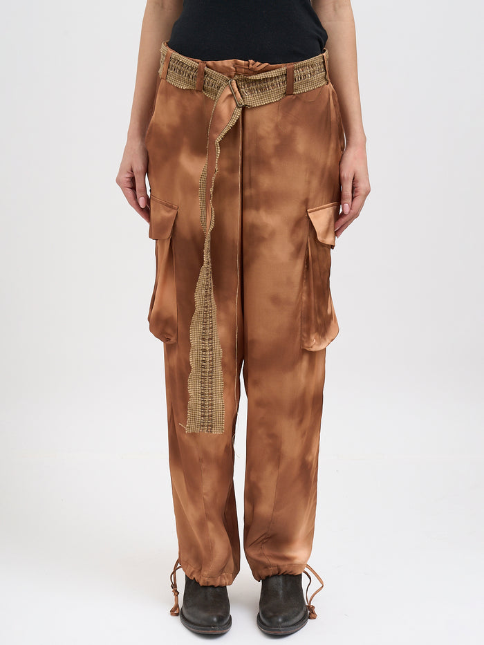 Masnada Wide Silk Trousers