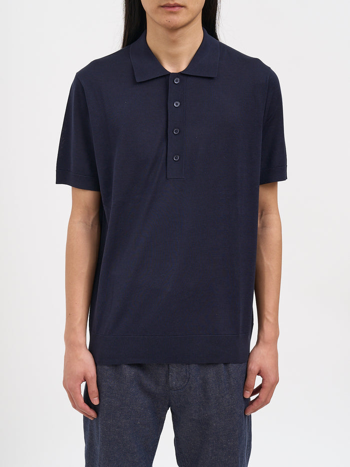 Paolo Pecora Silk Knit Polo