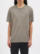 Paolo Pecora Crew Neck Silk Sweater