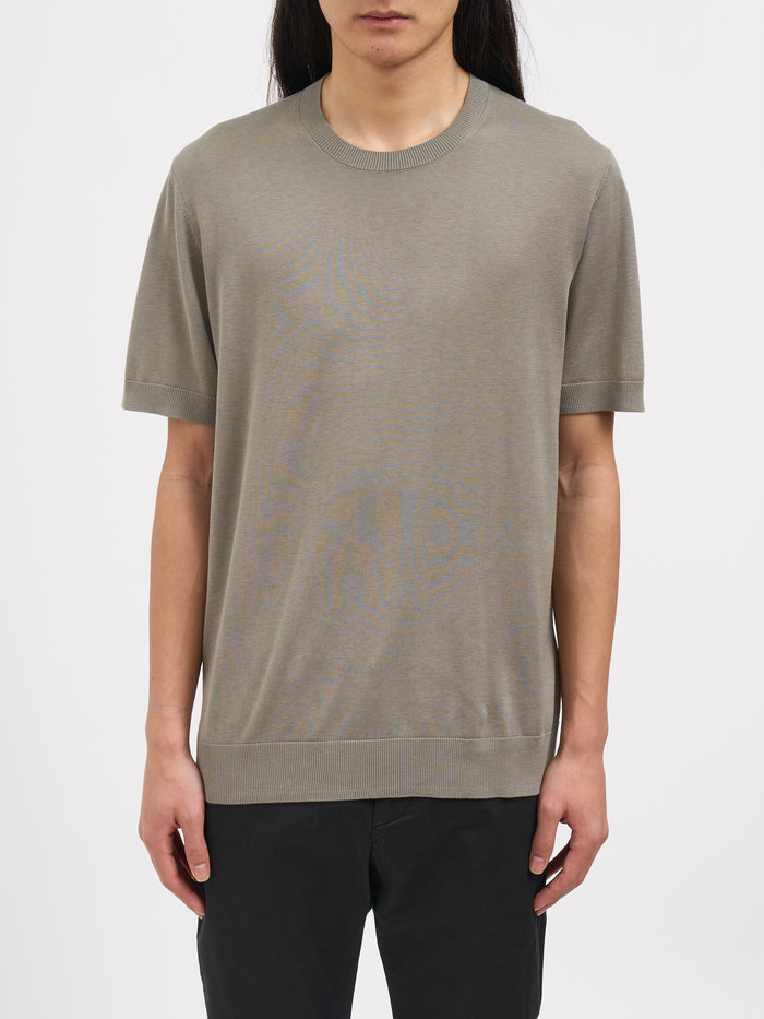 Paolo Pecora Crew Neck Silk Sweater