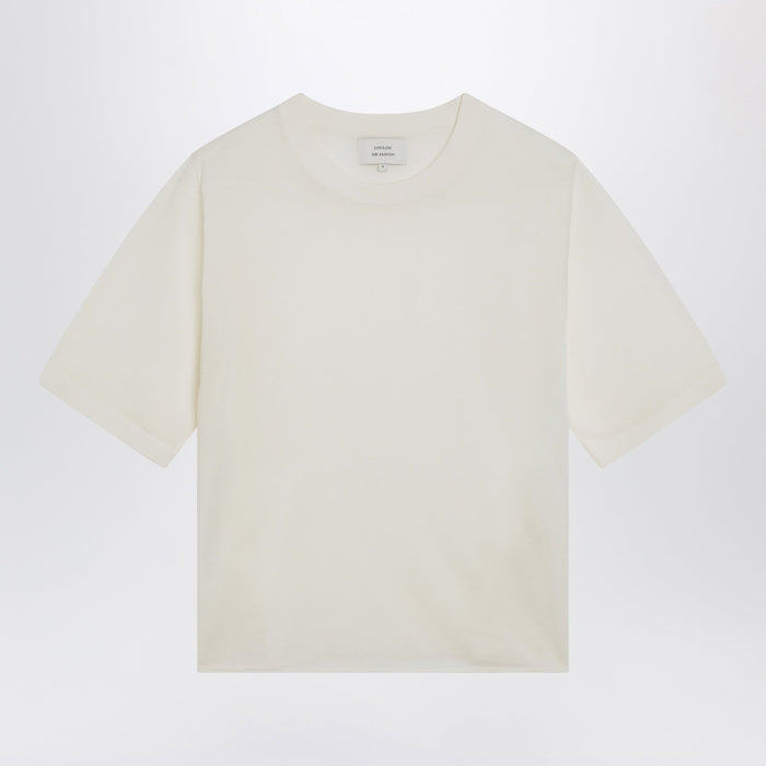 Loulou De Saison Ivory Nala Fluid Cashmere Top