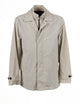 Fay Beige Jacket With Zip And Collar