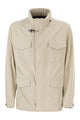 Fay Saharan Jacket In Stretch Nylon