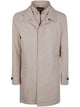 Fay Morning Coat In Technical Poplin
