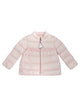 Moncler Kids Pink Polyamide Down Jacket