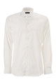 Fay Regular Fit Shirt In Stretch Poplin