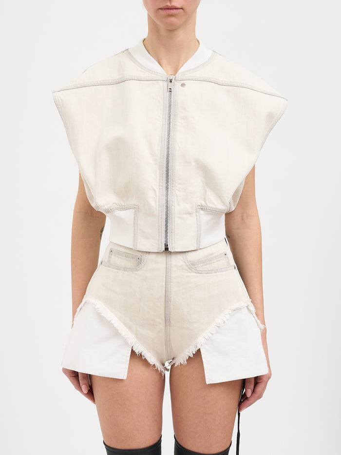 Drkshdw Sleeveless Denim Bomber Tatlin