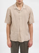 Daniele Alessandrini Linen Bowling Shirt
