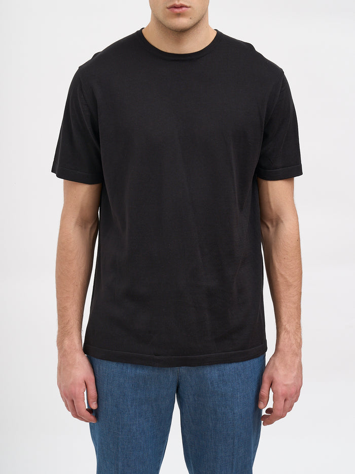 Daniele Alessandrini Crew Neck Short Sleeve Sweater