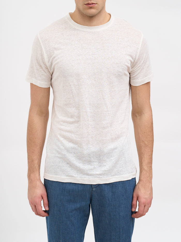 Daniele Alessandrini Linen T-Shirt