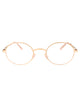 Mykita Champagne Gold Metal Glasses
