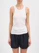 Entire Studios Muscle Tank Top White