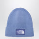 The North Face Indigo Beanie With Logo Patch