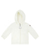 Moncler Kids White Polyamide Jacket