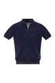Fay Cotton Buttonless Polo Shirt