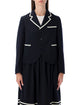 Comme Des Garçons Comme Des Garçons Girl Wool Blazer With Contrast Trim