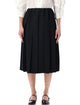 Comme Des Garçons Comme Des Garçons Girl Black Pleated Midi Skirt