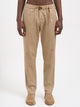 White Sand Cotton And Linen Pants