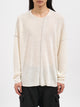 Isabel Benenato Crew Neck Linen Sweater