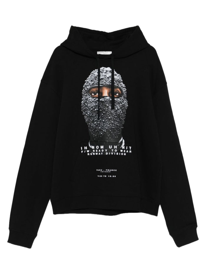 Ih Nom Uh Nit Black Cotton Sweatshirt