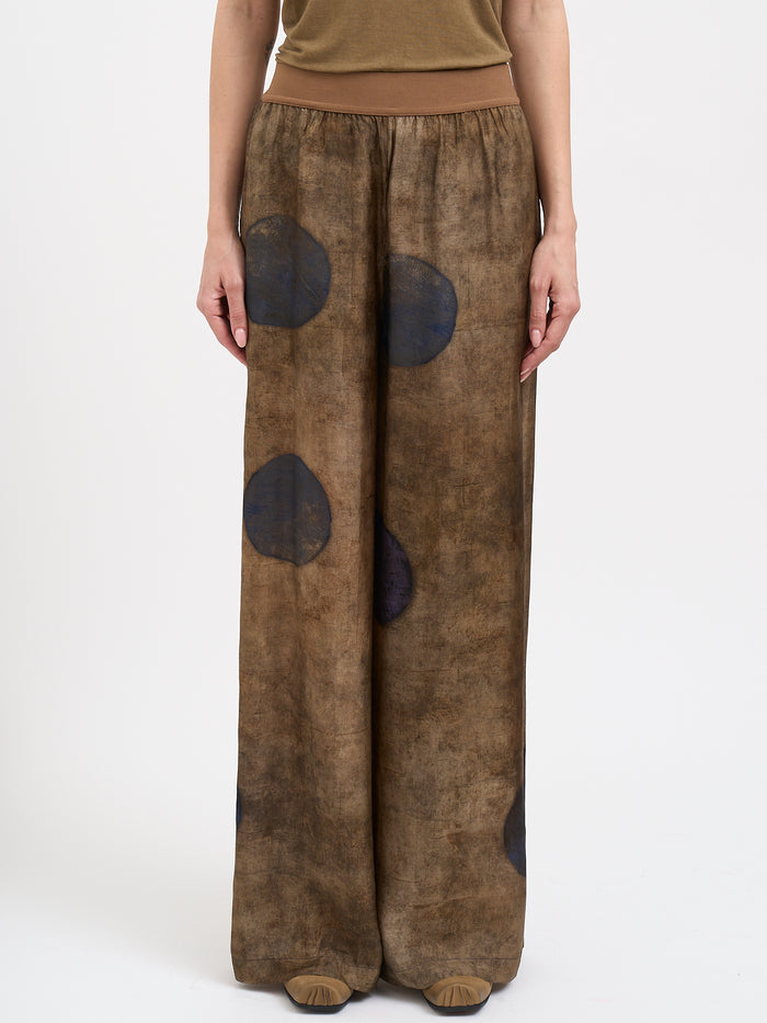 Uma Wang Pansy Pants In Viscose And Cupro