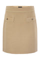 Fay Wool Short Skirt
