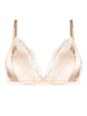 Dolce & Gabbana Soft-Cup Satin Bra With Lace Detailing