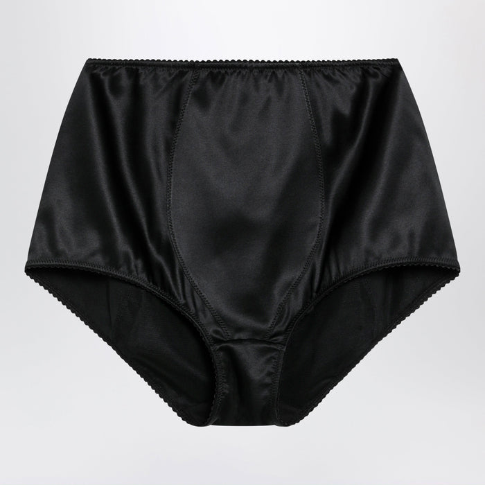 Dolce&Gabbana Black Satin Culottes