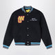 Off-White™ Black Bomber Jacket With Logo Embroidery