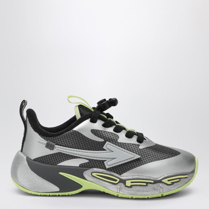 Off-White Kids For Jumping Sneakers In Dark Grey/Silver