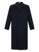 Boglioli Blue Virgin Wool Polyamide Coat