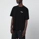 Represent Black Cotton Tshirt With Logo