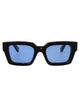 Off-White Havana Blue Acetate Sunglasses