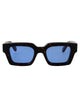 Off-White Havana Blue Acetate Sunglasses