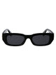 Off-White Black Dark Grey Acetate Sunglasses