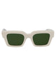 Off-White White Acetate Sunglasses