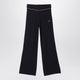 Off-White™ Black Ribbed Trousers With Logo