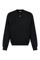 Off-White Cotton Crew-Neck Sweatshirt
