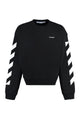 Off-White Cotton Crew-Neck Sweatshirt