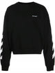 Off-White Cotton Crew-Neck Sweatshirt