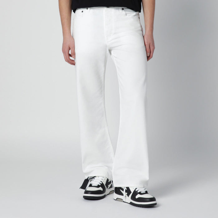 Off-White™ White Trousers With Logo