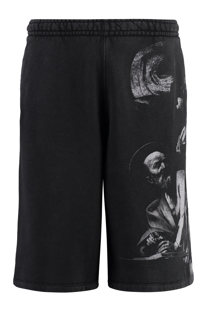 Off-White Printed Sweatshorts