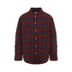 Off-White Off-White Padded Check Cotton Shirt Jacket With Logo