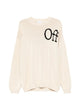 Off-White Bookish Shared Cot Knit Crewneck
